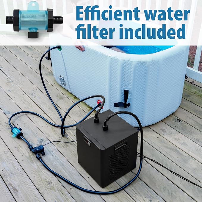 Polar Revive Chiller 2.0 for Ice Bath and Cold Plunges Including All Hoses and Pumps. 1/3 HP, 2/3 HP, 1 HP Models