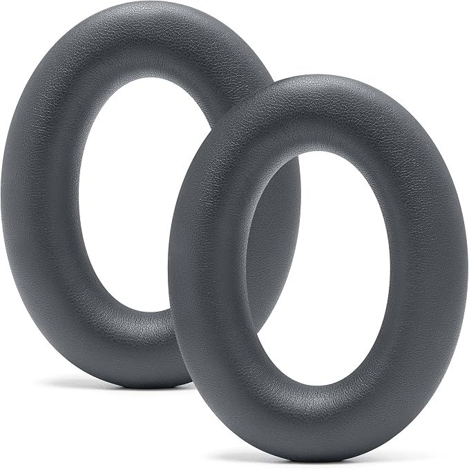 WC PadZ QC45 - Earpads for Bose QuietComfort 45 / QuietComfort Se/QuietComfort Wireless, Made by Wicked Cushions | Extra Thick Cushion | Premium Durable Stitching | Eclipse Grey