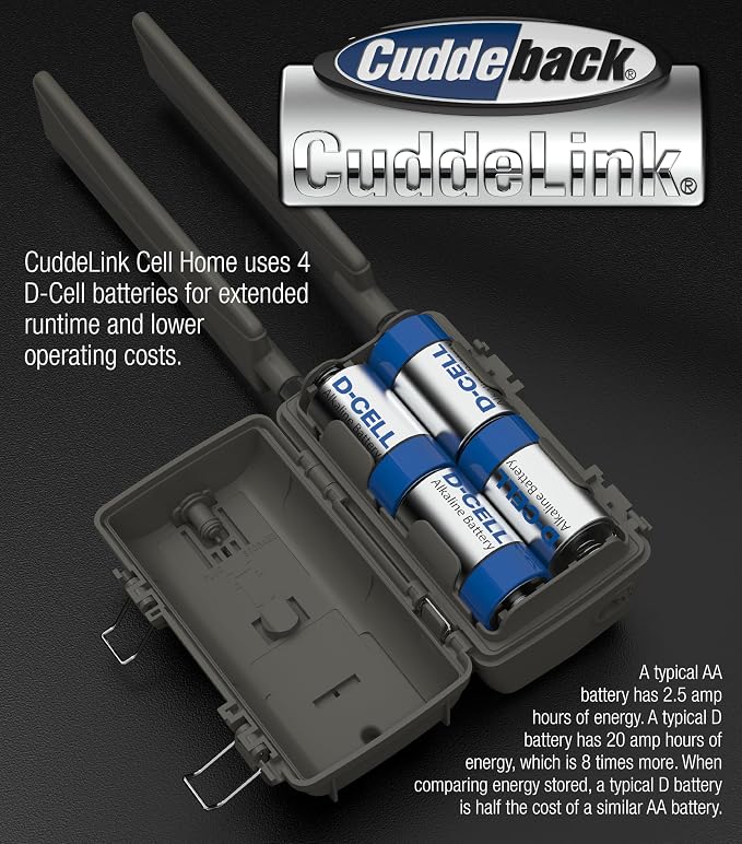 Cuddeback CuddeLink Cell Home, Verizon & AT&T