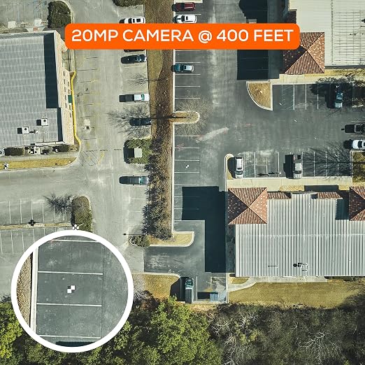 Sky High Bull's-Eye 24"x24" Drone Ground Control Point GCP with Adhesive Backing for Roadways & Pavement - Black/White Aerial Target for Mapping/Surveying (6 Pack) | Pix4D & DroneDeploy Compatible