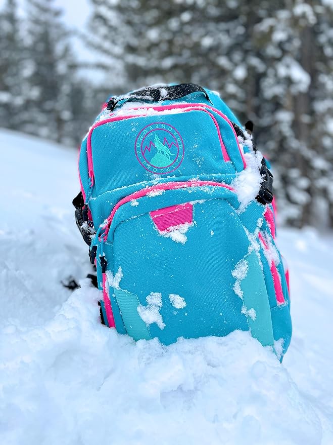 Backpack Cooler- Premium Heavy Duty Cooler Backpack for Outdoors Snowboard Ski Hiking Adventure Travel (Turquoise)
