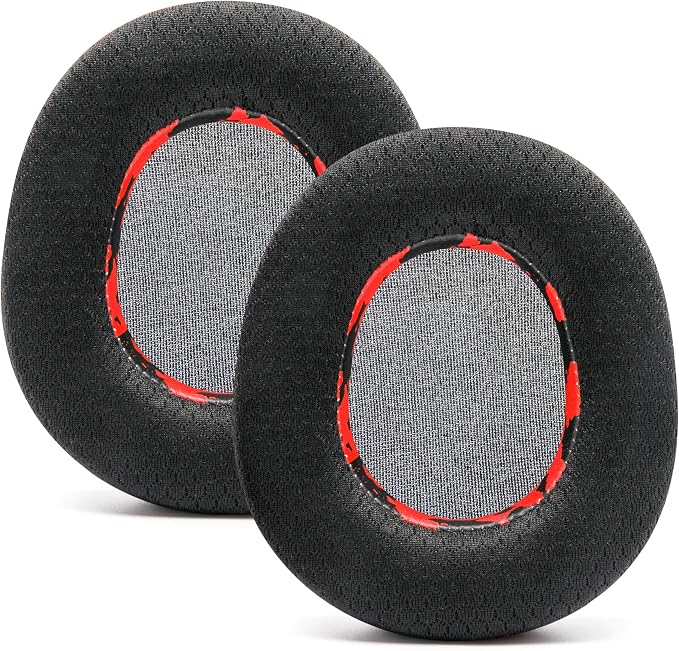WC Freeze Nova Pro Wireless - Cooling Gel Earpads for Arctis Nova Pro Wireless, Nova Elite & Nova Pro Omni (Doesn’t Fit Other Models), by Wicked Cushions, Extra Thick & Comfortable | Red Camo