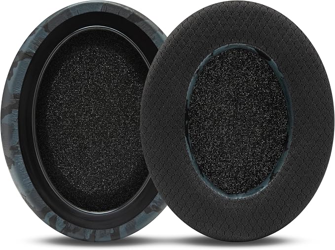 WC Freeze HD6XX - Cooling Gel Earpads for Sennheiser HD6XX, HD58X, HD600, HD650, HD660S, HD660S2, HD580, HD565 & More, Made by Wicked Cushions | Extra Comfortable and Cool | Black Camo