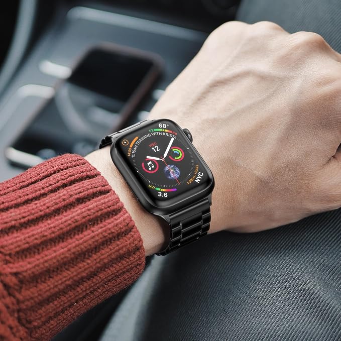 EPULY Metal Band Compatible with Apple Watch Bands for Men 49mm 46mm 45mm 44mm 42mm 41mm 40mm 38mm, Business Stainless Steel Strap for iWatch Bands Series 11 10 9 8 7 6 5 4 3 2 1, SE3 2 1, Ultra3 2 1