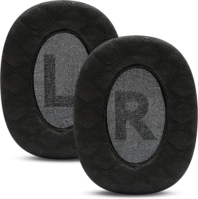 WC Freeze V2 G PRO X – Angled Cooling Gel Earpads Compatible with Logitech G Pro X Series by Wicked Cushions | Angled Pads for Extreme Comfort, New Freeze V2 Cooling Fabric, Extra Thick | Black Camo