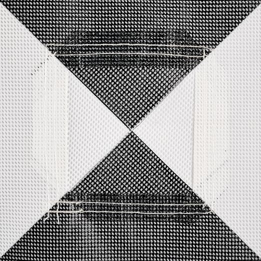 Sky High Bull's-Eye (24”x24”) Drone Ground Control Point (GCP) - UAV Aerial Target for Mapping & Surveying (6 Pack) | Iron Cross Center Passthrough (Black/White Markers)
