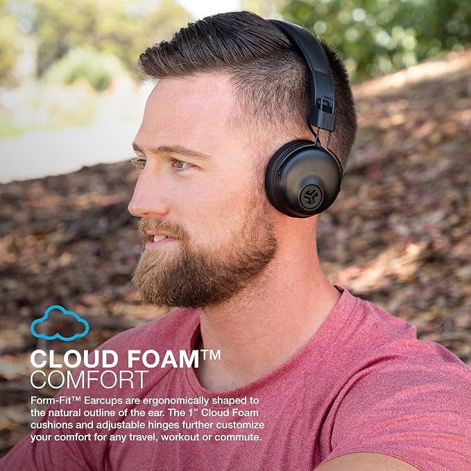 JLab, Studio+ Gen 2, On-Ear Headphones, Wireless Bluetooth, Multipoint, Foldable