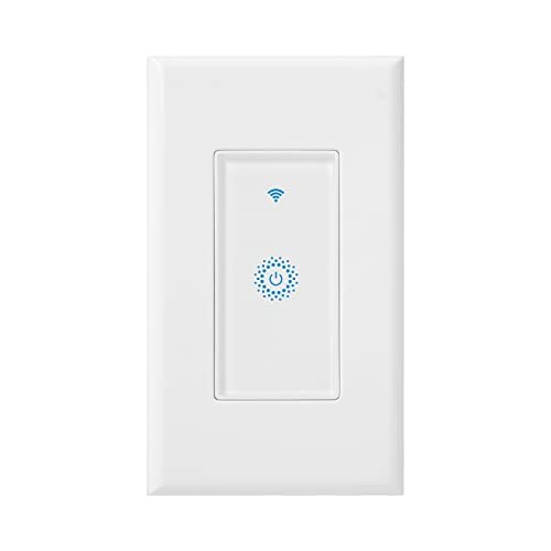 Smart Switch, Smart Light Switch, Single-Pole, No Hub Required, Neutral Wire Required, 1-Pack