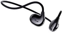 Open Ear Air Conduction Wireless Bluetooth Headphones Lightweight Pain-Free Design with Active Noise Cancellation IPX4 Waterproof Clear Calls for Sports Work and Outdoor Activities-Black
