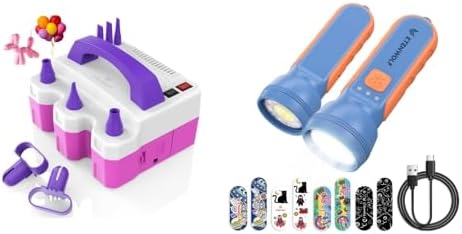 ETENWOLF P600 Electric Balloon Pump & L1 Flashlight Rechargeable