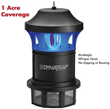 DynaTrap DT1775 1 Acre Mosquito & Flying Insect Trap – Kills Mosquitoes, Flies, Wasps, Gnats, & Other Flying Insects - Bug Zapper Alternative - Black