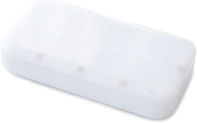DEFI Smart Pillbox | Bluetooth Pill Organizer, Travel Medication Organizer & Daily Pill Case, Portable Medicine Holder for Vitamins & Supplements | Sound & Light Reminder App (Large, 8 Slots)