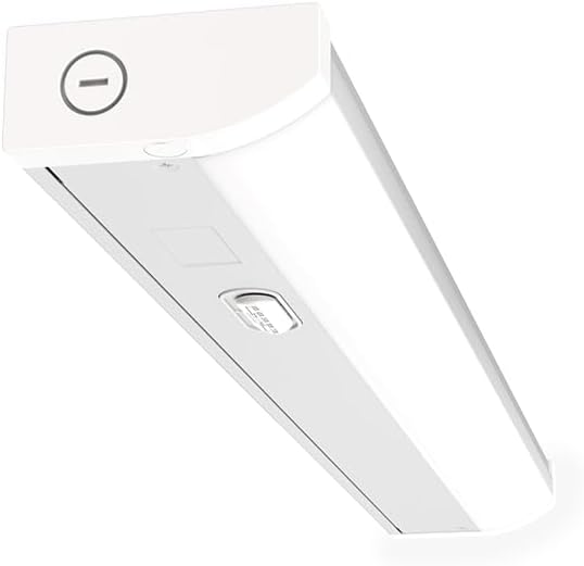 Juno UCES 18 Inch LED Under Cabinet Lighting, LED Kitchen Cabinet Light Fixture Hardwired, Dimmable, Damp Rated, Selectable Soft, Warm, Neutral, Cool, Daylight White Light (UCES 18IN SWW5 90CRI WH M6)