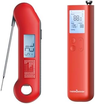 ThermoMaven Wireless Meat Thermometer Bundle with Instant Read Meat Thermometer