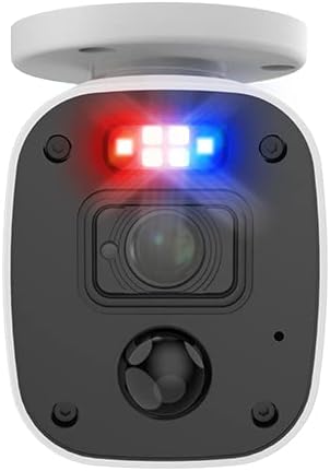 Swann Add-On DVR Flashing Light Bullet Cam with Sensor Spotlight, 1080P Video, Indoor or Outdoor Design, Dusk to Dawn Color Night Vision Plus True Detect Heat, Motion Detection, and One Way Audio