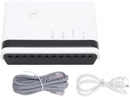 Wireless Print Server for Sharing USB Printers, 10/100Mbps LAN Bridge Sharing Wired Wireless Standalone Modes USB 2.0 Print Server Plug and Play (US)