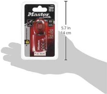 Master Lock 4688D Set Your Own Combination TSA Approved Luggage Lock, 2 Pack, Assorted