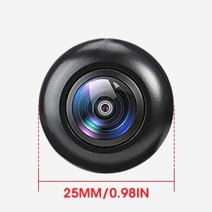 720P HD 170° Wide Angle Front Camera Kit for Polaris RZR PRO XP Turbo 1000 900 PRO R, Plug and Play Waterproof Camera for 7" Ride Command Screen Accessories