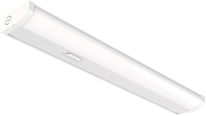 Juno UCES 18 Inch LED Under Cabinet Lighting, LED Kitchen Cabinet Light Fixture Hardwired, Dimmable, Damp Rated, Selectable Soft, Warm, Neutral, Cool, Daylight White Light (UCES 18IN SWW5 90CRI WH M6)