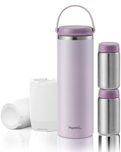 Papablic 360° Breastmilk Cooler & Portable Breast Milk Warmer, Purple