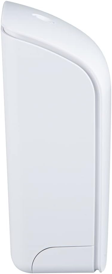Restaurantware Clean Tek Professional 33.4 Ounce Automated Soap Dispenser 1 Touchless Wall-Mountable Soap Dispenser - Security Key White Plastic Soap Dispenser Transparent For Liquid Soap