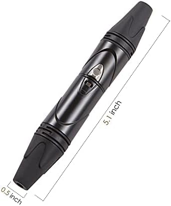 MFL. 3-Pin XLR Cable Connector Male and Female with Nickel Housing and Silver Contacts Mic Cable Plug Connector Audio Socket, Black, 10 Pairs