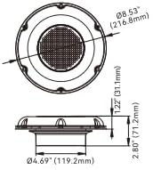 SEAFLO Solar Powered Ventilator Fan – 900 Cubic Ft/h Airflow, 1.2W Solar Panel, Waterproof, Low Noise, Intake & Exhaust Blades for Boats, RVs, Trailers (Stainless Steel Solar Only)