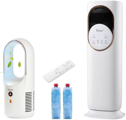 Hiluce Desk Fan+4-IN-1 Swamp Cooler Fan