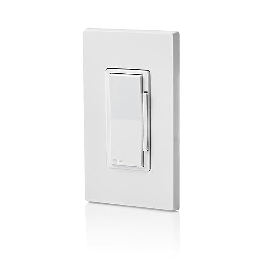 Leviton Decora Smart Dimmer Switch, Wi-Fi 2nd Gen, Neutral Wire Required, Works with Matter, Alexa, Google Assistant, Apple Home/Siri, Wired or Wireless 3-Way, D26HD-1RW, White (Pack of 2)