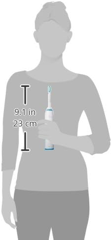 Philips Sonicare DailyClean 2100 rechargeable Electric Toothbrush (HX321117), Mid Blue, 1 Count