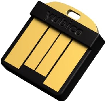 Yubico - YubiKey 5 Nano A - Multi-Factor authentication (MFA) Security Key and passkey, Connect via USB, FIDO Certified - Protect Your Online Accounts (Nano USB-A)