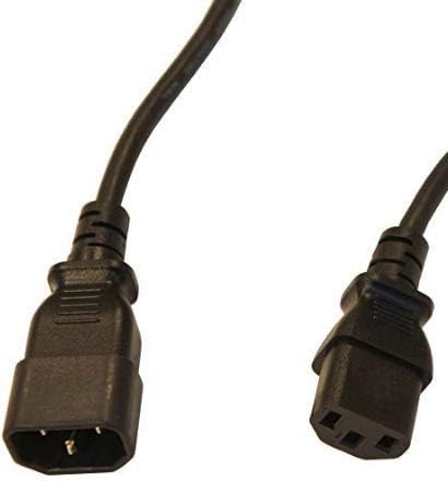 Pack of (10) 6' Foot IEC 320 NEMA C13 C14 10A 18AWG AC Power Cord PDU to CPU
