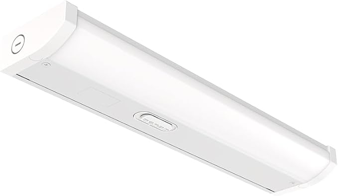 Juno UCES 12 Inch LED Under Cabinet Lighting, LED Kitchen Cabinet Light Fixture Hardwired, Dimmable, Damp Rated, Selectable Soft, Warm, Neutral, Cool, Daylight White Light (UCES 12IN SWW5 90CRI WH M6)