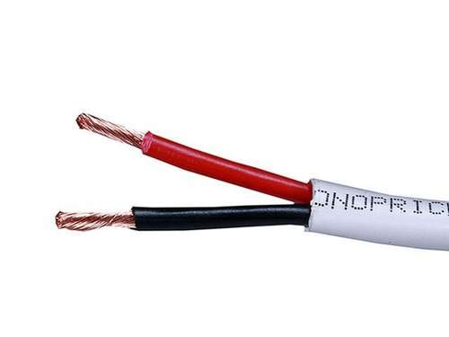 Monoprice 12 Gauge AWG CL2 Rated 2 Conductor Speaker Wire / Cable - 1000 Feet - White | Fire Safety In Wall Rated, Jacketed In PVC Material 99.9 Percent Oxygen-Free Pure Bare Copper - Access Series