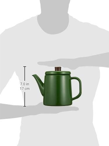 Noda Enamel Kettle, 0.3 gal (1.5 L), Enameled Porchka Pot, Made in Japan