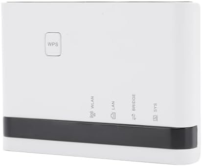 Wireless Print Server for Sharing USB Printers, 10/100Mbps LAN Bridge Sharing Wired Wireless Standalone Modes USB 2.0 Print Server Plug and Play (US)