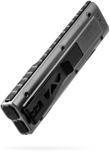 NEBO Edge 2K Pocket Light | 2000 Lumens, 5 Light Modes, Tactical LED Flashlight with Powerful Defensive Strobe, Rechargeable Design for EDC, Water & Impact Resistant, Includes USB Charging Cable