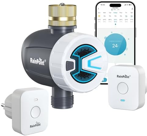 RAINPOINT WiFi Water Timer, Sprinkler Timer for Garden Hose with WiFi Hub