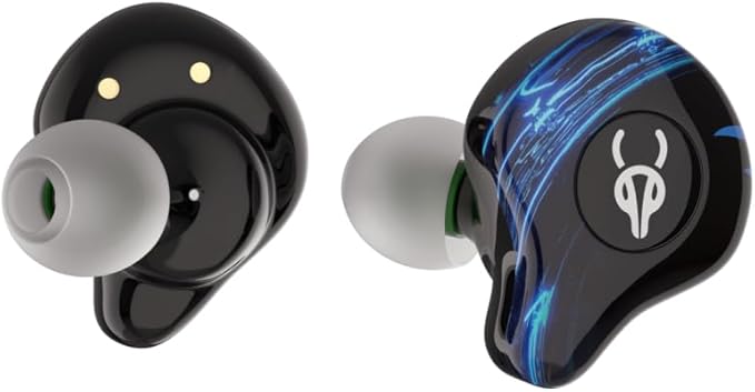 Sabbat G12 Elite TWS Wireless Bluetooth 5.4 Earbuds Gaming Music Noise Reduction in-Ear Headphones with Mic 6D Soundscape Charging Case Suitable for iOS, Android(Unity)