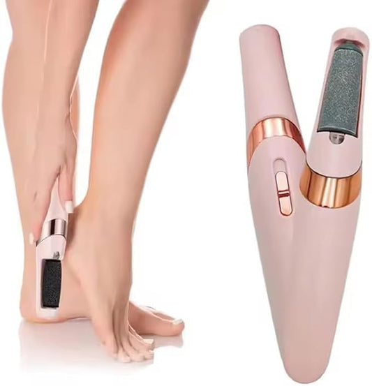 Electric Foot File, Callus Remover for Feet - Rechargeable Pedicure Tool, 2 Speeds 1700/2000 RPM & 2 Heads for Dry & Dead Cracked Skin, Cordless Waterproof Hard Skin Removal, Home Pedicure Gift