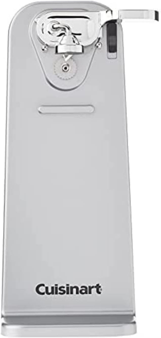 Cuisinart CCO-55 Deluxe, Chrome Electric Can Opener, Silver & Mesh Strainers, 3 Pack Set, CTG-00-3MS Silver