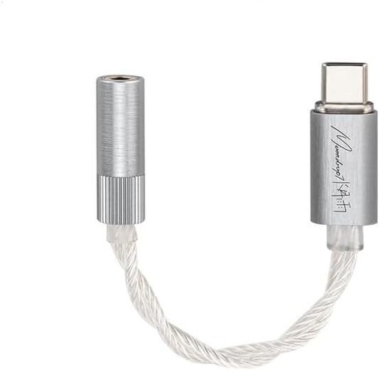 Moondrop Echo-A 32Bit/384kHz Portable USB Type-C to Headphone DAC/AMP with 3.5mm Audio Jack Adapter