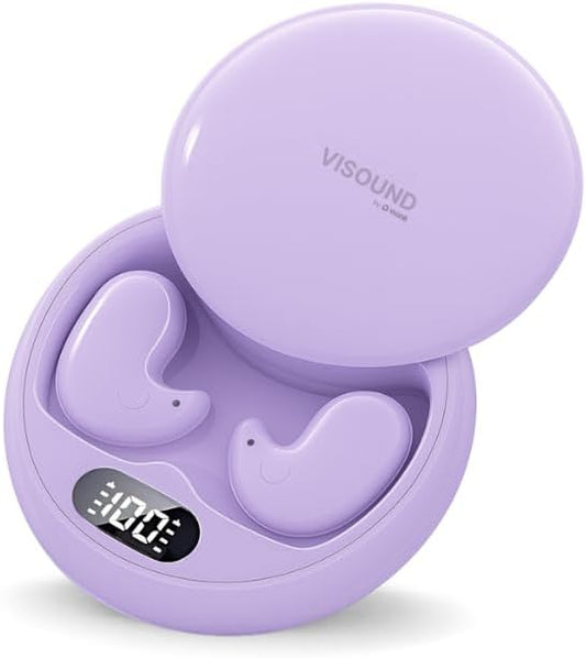 Drift Earbuds VionB Wireless Bluetooth Noise Cancelling Earbuds for Small Ears - Ultra Comfortable Wireless Ear Buds with Mic, Noise Isolation, No Ear Pressure - IP6 Waterproof Ear Buds