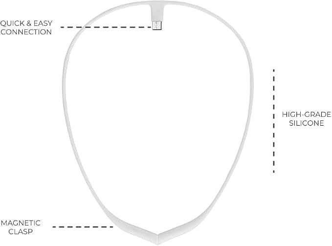 Upright Bundle: GO 2 Premium Posture Corrector & White Magnetic Necklace