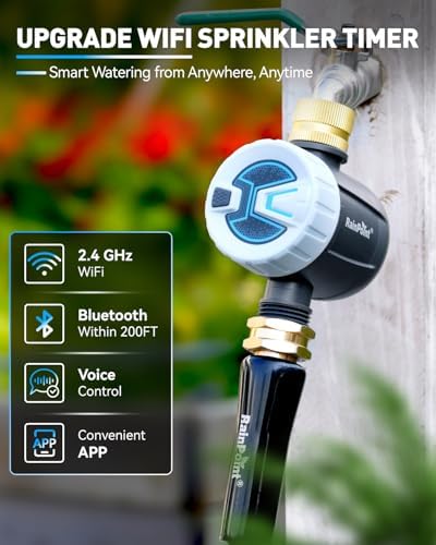 RAINPOINT WiFi Water Timer, Sprinkler Timer for Garden Hose with WiFi Hub