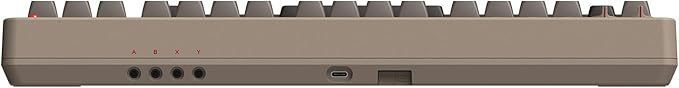 8BitDo Retro Mechanical Keyboard, Bluetooth/2.4G/USB-C Hot Swappable Gaming Keyboard with 87 Keys, Dual Super Buttons and Super Stick for Windows and Android - C64 Edition