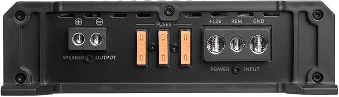 Belva BXD3K 3000W Peak BX-Series 1-Ohm Stable Class-D Monoblock Car Audio MOSFET Amplifier with Remote Subwoofer Level Control