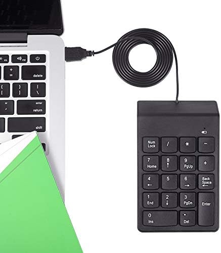 Kadaon Numeric Keypad,USB Keypad, USB 18 Key Number Numeric Keypad Keyboard for Laptop/Notebook PC Computer