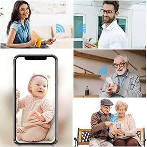 WiFi Hidden Camera DIY Mini Portable and Wireless Nanny Cam 1080P HD Spy Camera with Motion Detection Security Cameras for Home Office Outdoor