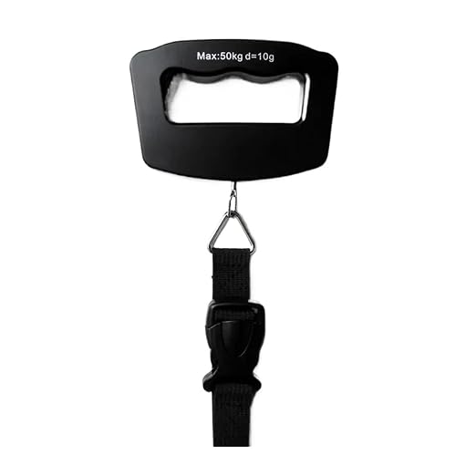 50kg Digital Portable Luggage Scale with Backlight - Handheld Suitcase Scale